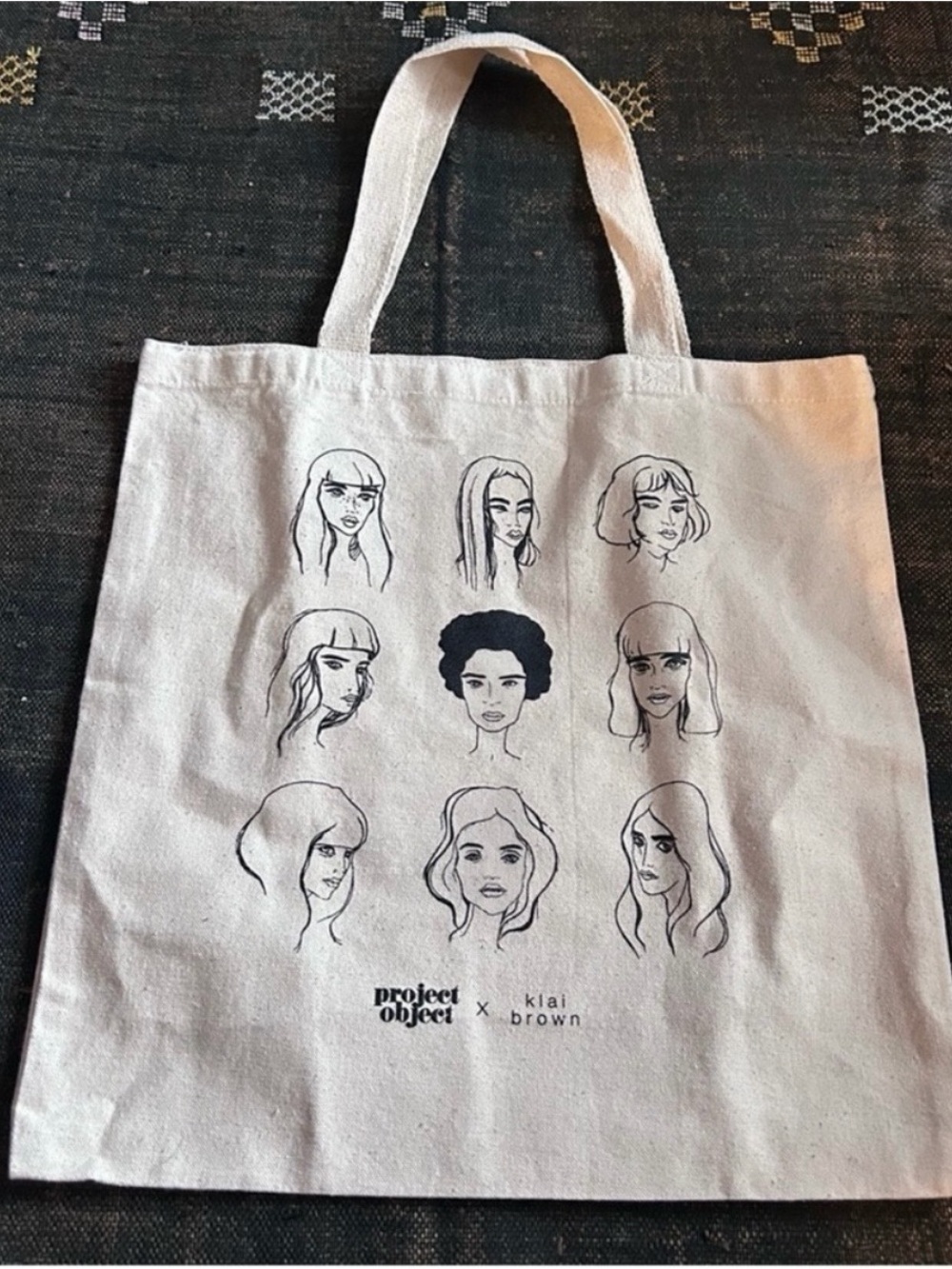 Project Object X Klai Brown Girls printed Tote